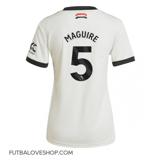 Dres Manchester United Harry Maguire #5 Tretina pre Ženy 2024-25 Krátky Rukáv